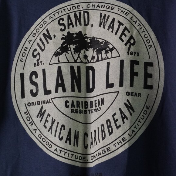 NWOT Costa Maya Mexico Island Life Tee Size Large Mens - Picture 4 of 8